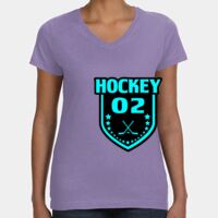 Women's V-Neck Fine Jersey Tee Thumbnail