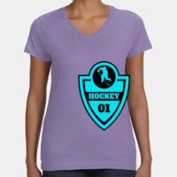 Women's V-Neck Fine Jersey Tee Thumbnail