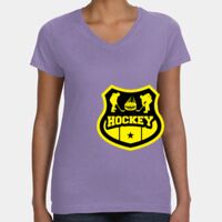 Women's V-Neck Fine Jersey Tee Thumbnail