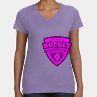 Women's V-Neck Fine Jersey Tee Thumbnail