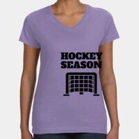 Women's V-Neck Fine Jersey Tee Thumbnail