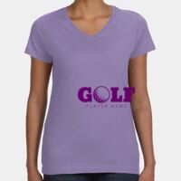 Women's V-Neck Fine Jersey Tee Thumbnail