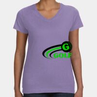 Women's V-Neck Fine Jersey Tee Thumbnail