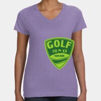 Women's V-Neck Fine Jersey Tee Thumbnail