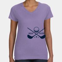 Women's V-Neck Fine Jersey Tee Thumbnail