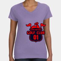 Women's V-Neck Fine Jersey Tee Thumbnail
