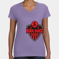 Women's V-Neck Fine Jersey Tee Thumbnail