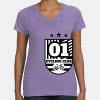Women's V-Neck Fine Jersey Tee Thumbnail