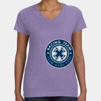 Women's V-Neck Fine Jersey Tee Thumbnail