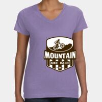 Women's V-Neck Fine Jersey Tee Thumbnail