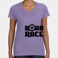 Women's V-Neck Fine Jersey Tee Thumbnail