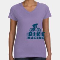 Women's V-Neck Fine Jersey Tee Thumbnail