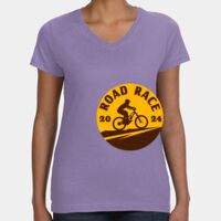 Women's V-Neck Fine Jersey Tee Thumbnail