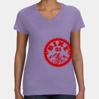 Women's V-Neck Fine Jersey Tee Thumbnail