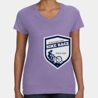 Women's V-Neck Fine Jersey Tee Thumbnail