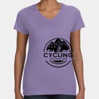 Women's V-Neck Fine Jersey Tee Thumbnail