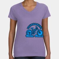 Women's V-Neck Fine Jersey Tee Thumbnail