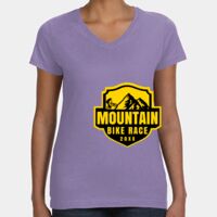 Women's V-Neck Fine Jersey Tee Thumbnail