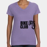 Women's V-Neck Fine Jersey Tee Thumbnail