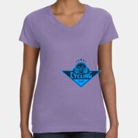 Women's V-Neck Fine Jersey Tee Thumbnail