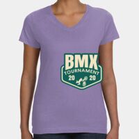 Women's V-Neck Fine Jersey Tee Thumbnail