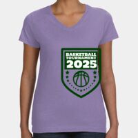 Women's V-Neck Fine Jersey Tee Thumbnail
