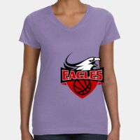 Women's V-Neck Fine Jersey Tee Thumbnail