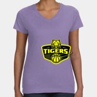Women's V-Neck Fine Jersey Tee Thumbnail