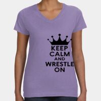 Women's V-Neck Fine Jersey Tee Thumbnail