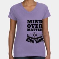 Women's V-Neck Fine Jersey Tee Thumbnail
