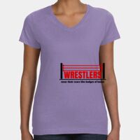 Women's V-Neck Fine Jersey Tee Thumbnail