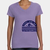 Women's V-Neck Fine Jersey Tee Thumbnail