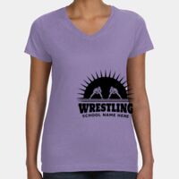Women's V-Neck Fine Jersey Tee Thumbnail