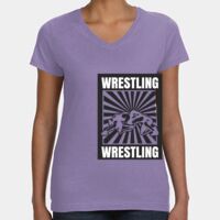 Women's V-Neck Fine Jersey Tee Thumbnail