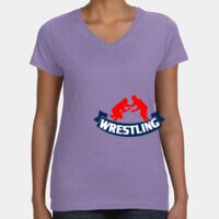 Women's V-Neck Fine Jersey Tee Thumbnail