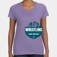 Women's V-Neck Fine Jersey Tee Thumbnail