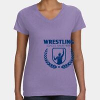 Women's V-Neck Fine Jersey Tee Thumbnail