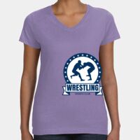 Women's V-Neck Fine Jersey Tee Thumbnail