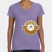 Women's V-Neck Fine Jersey Tee Thumbnail