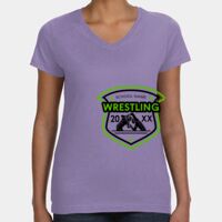 Women's V-Neck Fine Jersey Tee Thumbnail
