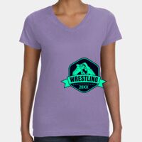 Women's V-Neck Fine Jersey Tee Thumbnail