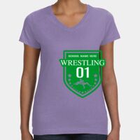 Women's V-Neck Fine Jersey Tee Thumbnail