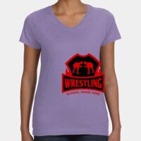 Women's V-Neck Fine Jersey Tee Thumbnail