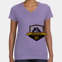 Women's V-Neck Fine Jersey Tee Thumbnail