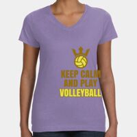Women's V-Neck Fine Jersey Tee Thumbnail