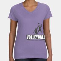 Women's V-Neck Fine Jersey Tee Thumbnail