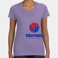 Women's V-Neck Fine Jersey Tee Thumbnail