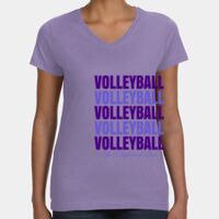 Women's V-Neck Fine Jersey Tee Thumbnail