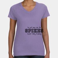 Women's V-Neck Fine Jersey Tee Thumbnail