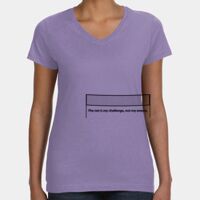 Women's V-Neck Fine Jersey Tee Thumbnail